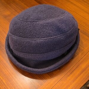 Gray Felt Winter Hat